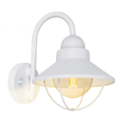 Lámpara de Pared Exterior TECNOLITE AURIGA Blanco 8.5W No incluye foco