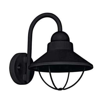 Lámpara de Pared Exterior TECNOLITE AURIGA Negro 8.5W No incluye foco