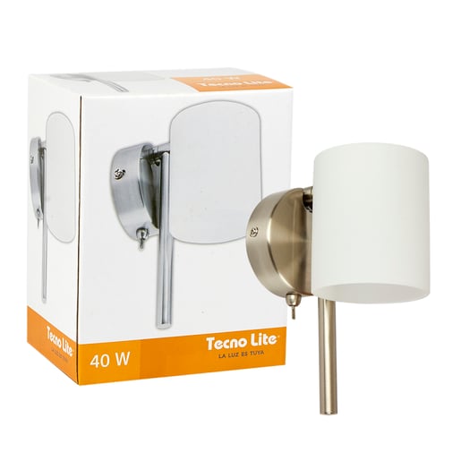 Lámpara Decorativa TECNOLITE GIARRE Plateado 3W No incluye foco