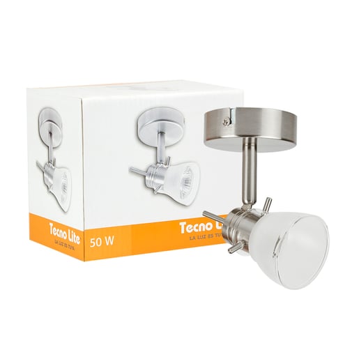 Lámpara de Interior TECNOLITE BARCELO Plateado 6W No incluye foco