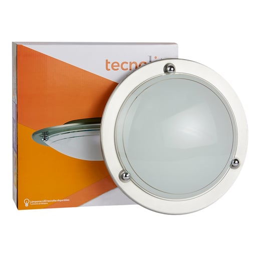Lámpara Decorativa TECNOLITE FOSHAN Plateado 8.5W No incluye foco