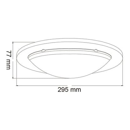 Lámpara Decorativa TECNOLITE FOSHAN Plateado 8.5W No incluye foco