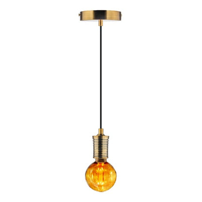 Socket Colgante TECNOLITE Dorado 120W No incluye foco