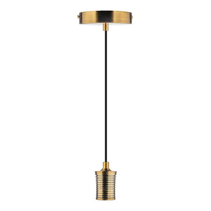 Socket Colgante TECNOLITE Dorado 120W No incluye foco