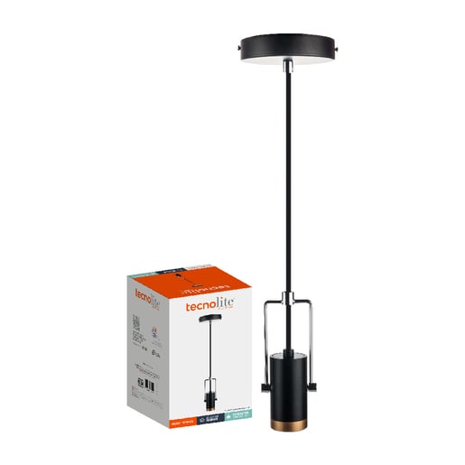 Socket Colgante TECNOLITE METALICO NEGRO BRONCE Negro 8.5W No incluye foco