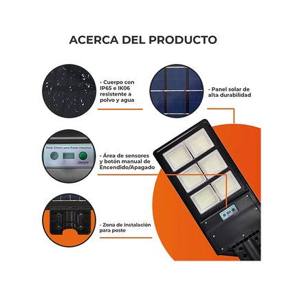 Lámpara Decorativa TECNOLITE CORONA II Negro 60W Blanco frío