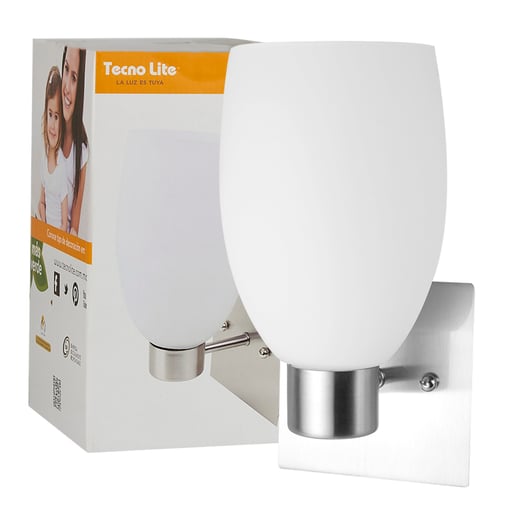 Lámpara Decorativa TECNOLITE GENOVA Plateado 8.5W No incluye foco
