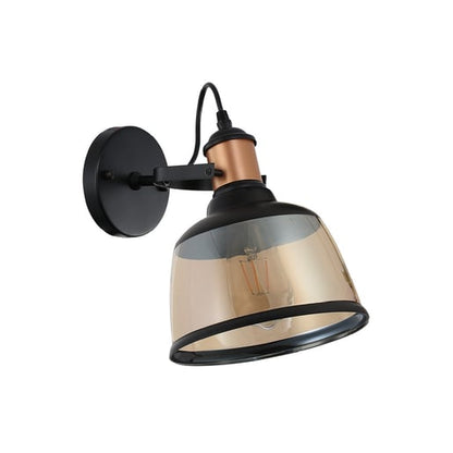 Lámpara Decorativa TECNOLITE COLUMBA III Negro/Dorado 25.5W No incluye foco
