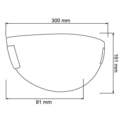 Lámpara Decorativa TECNOLITE MARE I Plateado 8.5W No incluye foco