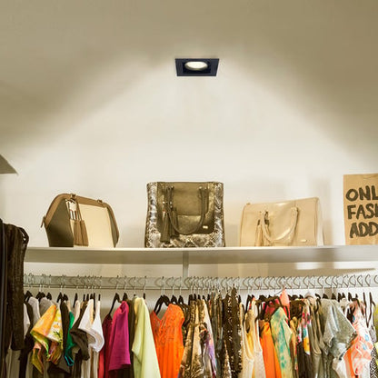 Lámpara Empotrable TECNOLITE ALICANTE Negro 7W No incluye foco