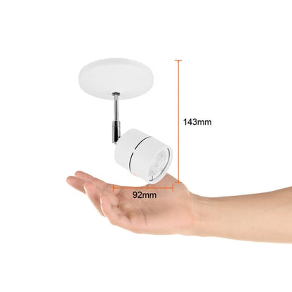 Lámpara Spot de Sobreponer TECNOLITE BELLAGIO Blanco 6W No incluye foco