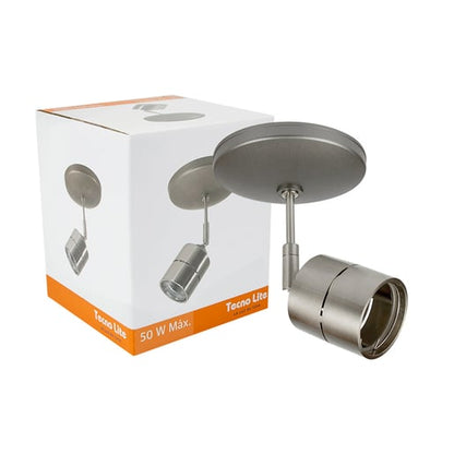 Lámpara Spot de Sobreponer TECNOLITE BELLAGIO Plateado 6W No incluye foco