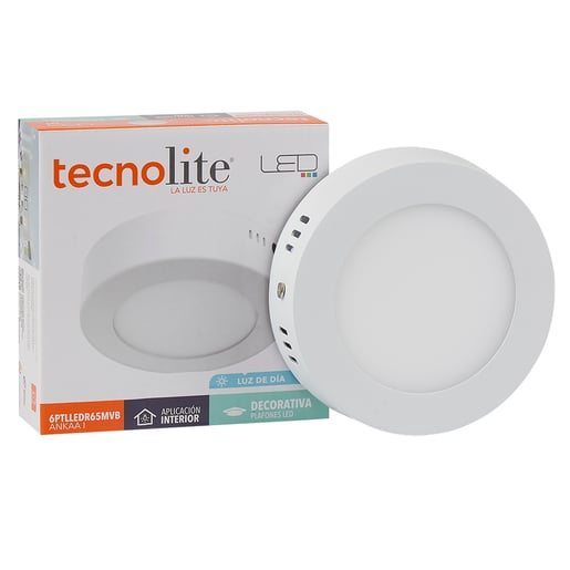 Lámpara de Techo TECNOLITE ANKAA I Blanco 6W Blanco frío