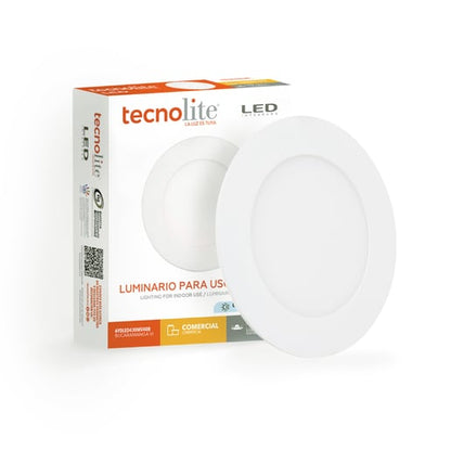 Lámpara Empotrable de Techo TECNOLITE BUCARAMANGA VI Blanco 6W Luz neutra