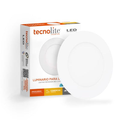Lámpara Empotrable de Techo TECNOLITE BUCARAMANGA VI Blanco 6W Blanco frío