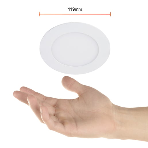 Lámpara Empotrable de Techo TECNOLITE BUCARAMANGA VI Blanco 6W Blanco frío