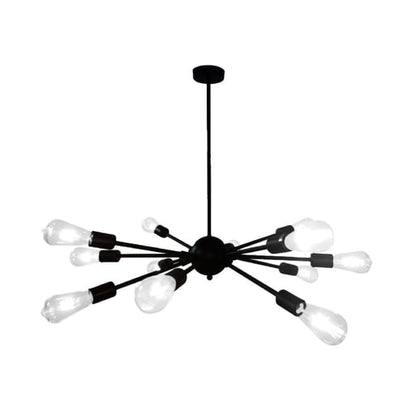 Lámpara Colgante TECNOLITE CELAENO I Negro 102W No incluye foco