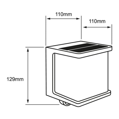 Lámpara Decorativa TECNOLITE PERDITA Gris 3.5W Luz cálida