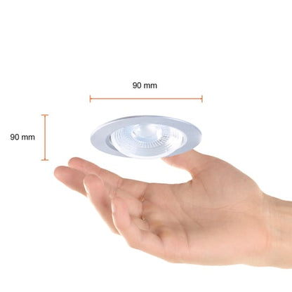 Lámpara Decorativa TECNOLITE REGULUS Plateado 7W Luz cálida
