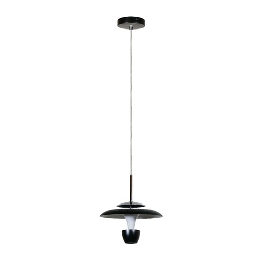 Lámpara Colgante TECNOLITE MAHAS I Negro 8W Luz cálida