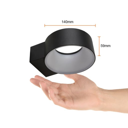 Lámpara de Pared TECNOLITE AACHEN II Negro 8W Luz cálida