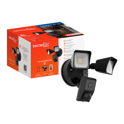 Lámpara Smart TECNOLITE FIELD SMART Negro 25W Blanco frío