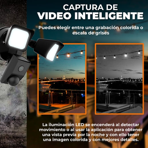 Lámpara Smart TECNOLITE FIELD SMART Negro 25W Blanco frío