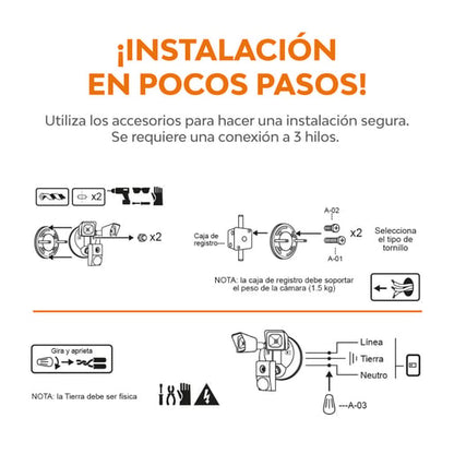 Lámpara Smart TECNOLITE FIELD SMART Negro 25W Blanco frío