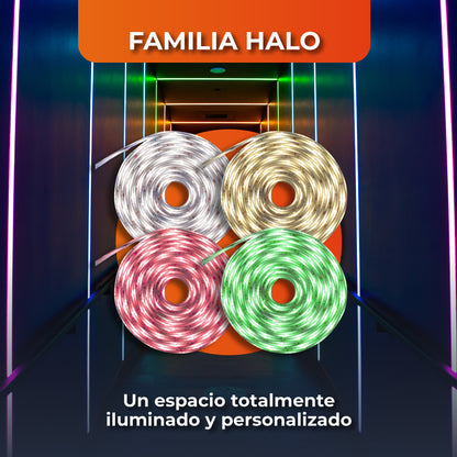Lámpara Decorativa TECNOLITE HALO A Blanco/Transparente  12W Amarillo