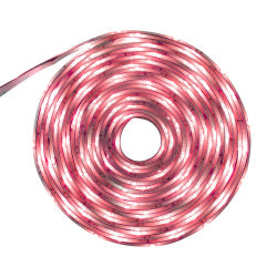 Lámpara Decorativa TECNOLITE HALO RO Blanco/Transparente  12W Rojo
