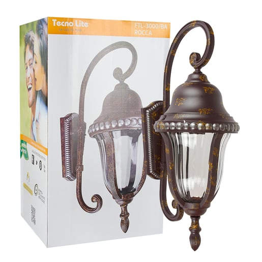 Lámpara Decorativa TECNOLITE ROCCA Bronce Antiguo 26W No incluye foco