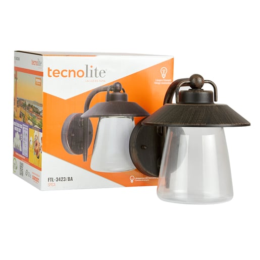 Lámpara Decorativa TECNOLITE SPICA Bronce Antiguo 20W No incluye foco