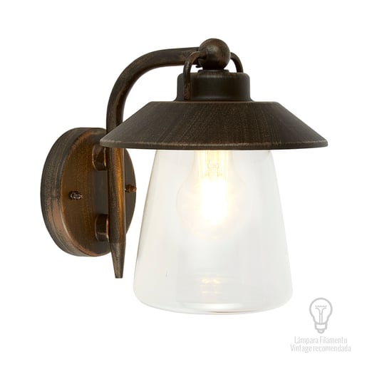 Lámpara Decorativa TECNOLITE SPICA Bronce Antiguo 20W No incluye foco