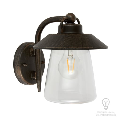 Lámpara Decorativa TECNOLITE SPICA Bronce Antiguo 20W No incluye foco