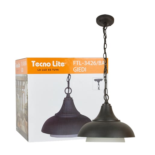 Lámpara Decorativa TECNOLITE GIEDI Bronce Antiguo 20W No incluye foco