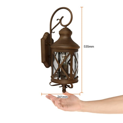 Lámpara Decorativa TECNOLITE ROMA Bronce Antiguo 26W No incluye foco