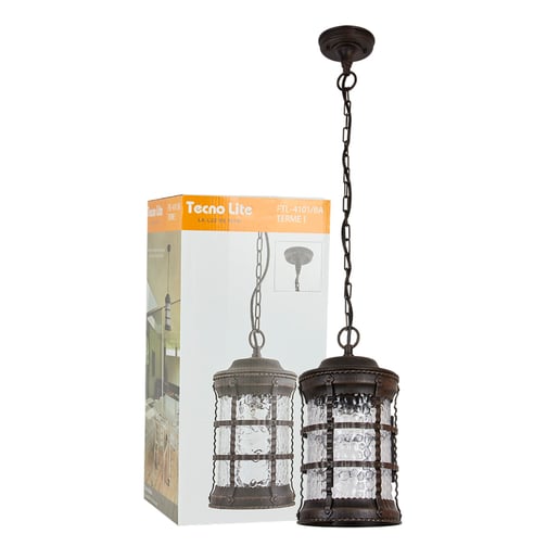Lámpara Decorativa TECNOLITE TERME I Bronce Antiguo 26W No incluye foco
