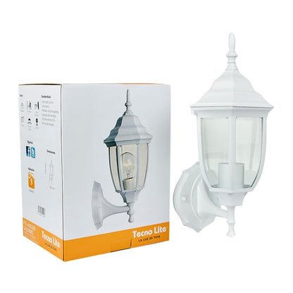Lámpara de Pared TECNOLITE SALERMO Blanco 8.5W No incluye foco