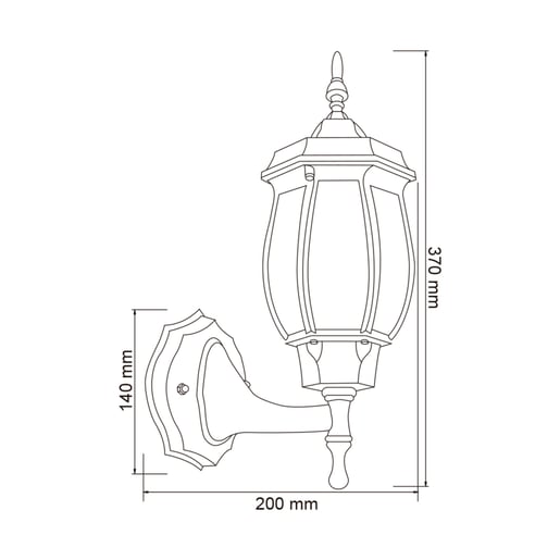 Lámpara de Pared TECNOLITE SALERMO Blanco 8.5W No incluye foco