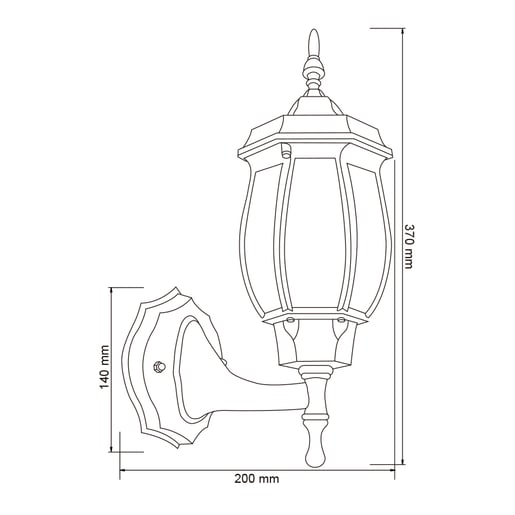 Lámpara Decorativa TECNOLITE SALERMO Marron 8.5W No incluye foco