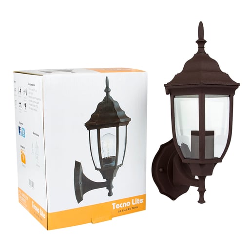 Lámpara Decorativa TECNOLITE SALERMO Marron 8.5W No incluye foco