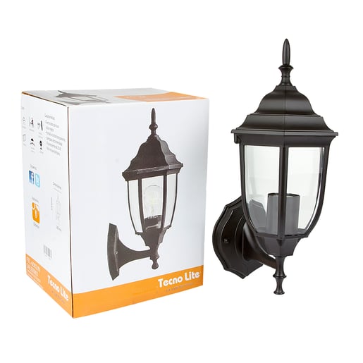 Lámpara de Pared TECNOLITE SALERMO Negro 8.5W No incluye foco
