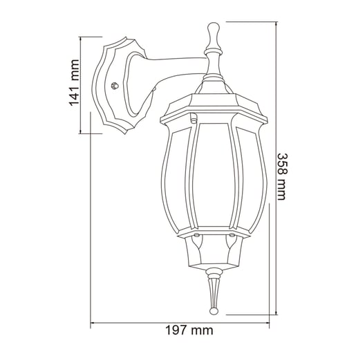 Lámpara de Pared TECNOLITE SALERMO I Blanco 26W No incluye foco