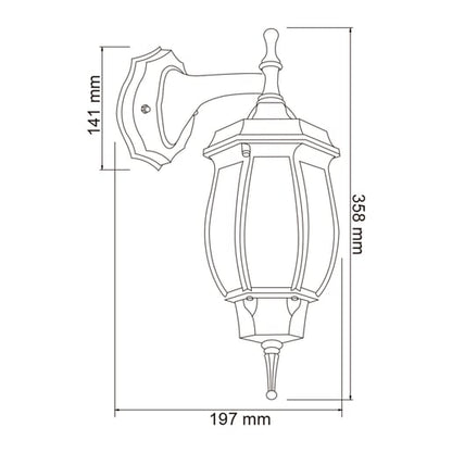 Lámpara de Pared TECNOLITE SALERMO I Blanco 26W No incluye foco