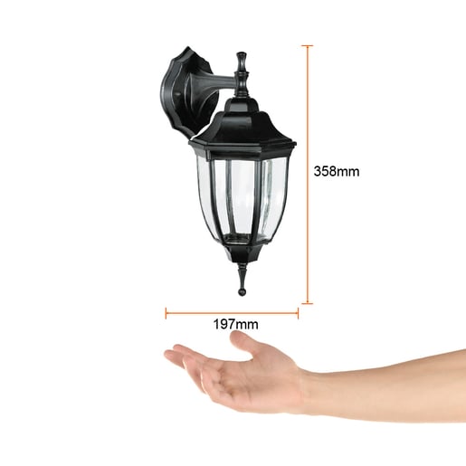 Lámpara Arbotante TECNOLITE SALERMO I Negro 26W No incluye foco