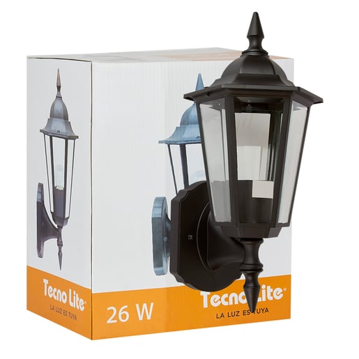 Lámpara Decorativa TECNOLITE SAN REMO Negro 26W No incluye foco