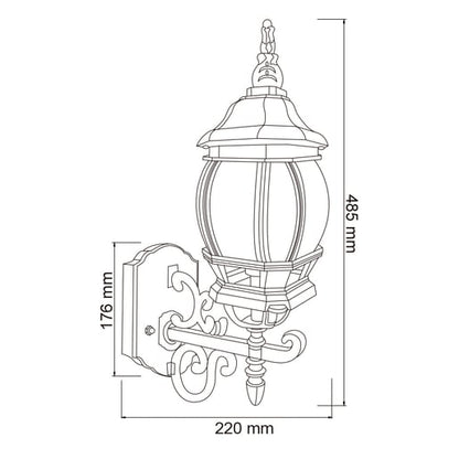 Lámpara de Pared TECNOLITE SIENA Blanco 26W No incluye foco