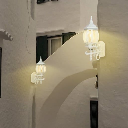 Lámpara de Pared TECNOLITE SIENA Blanco 26W No incluye foco