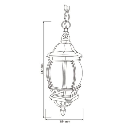 Lámpara Decorativa TECNOLITE SIENA II Negro 26W No incluye foco