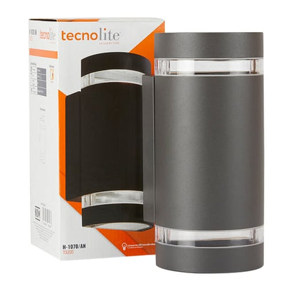 Lámpara de Pared TECNOLITE TOLEDO Negro 12W No incluye foco